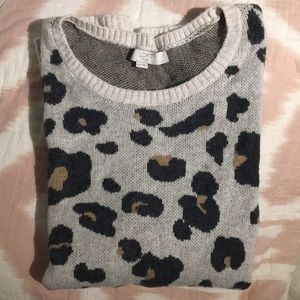 🖤LOFT PLUS Leopard Print Sweater